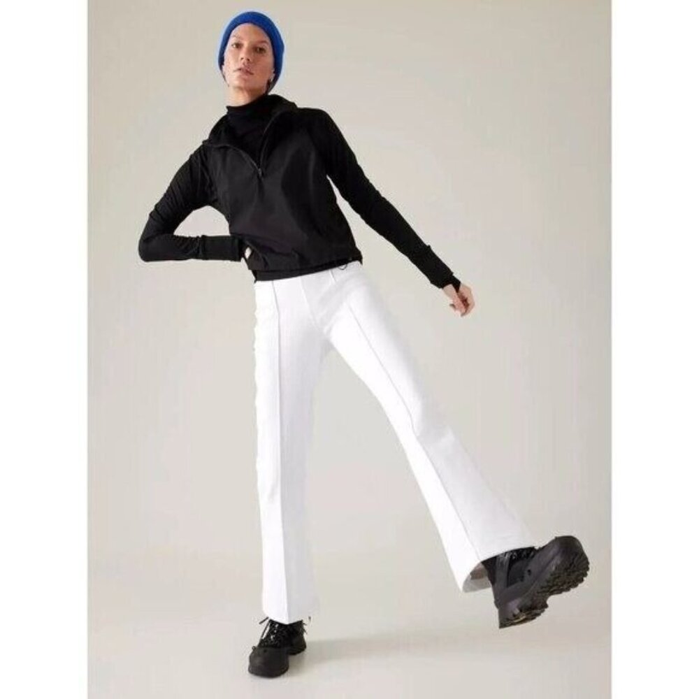 Athleta 10P Glacier Bootcut Pant Size 10 Petite Bright White - Picture 6 of 10
